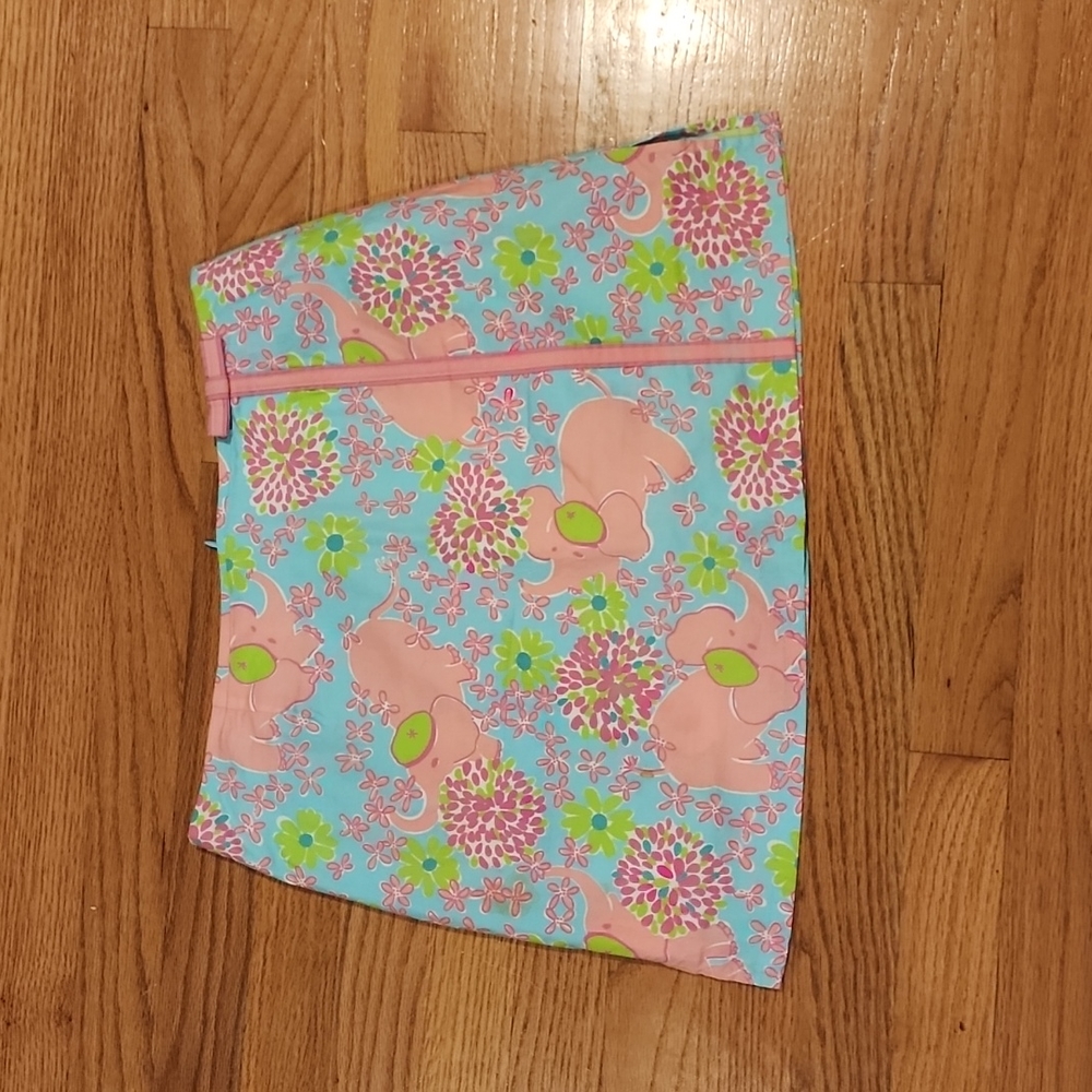 Lilly Pulitzer White Label Pink Elefrance Skort - Picture 2 of 11